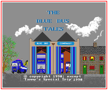The Blue Bus Depot in Slumbertown