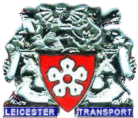 Leicester City Transport :  cap badge for uniformed platform staff