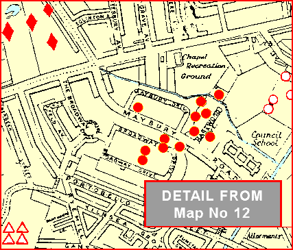 Detail from Map 12 ... click to enlarge